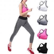 Women Sexy Small Key-hole Shockproof Wireless Gather Breathable Running Yoga Bras