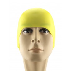 Adult Soild Color Silica Gel Long Hair Sports Waterproof Pool Swimming Cap