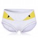 Women Sexy Perspective Lace Breathable Panties Yellow Triangle Eyes Printed Underwear