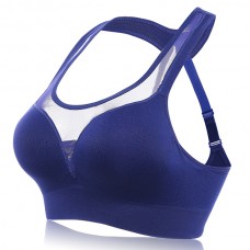 Women Comfort Wire Free Shockproof Sporty Bra Full Cup Anti-emptied 3D Yoga Bra