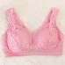 Women Wireless Lace Embroidery Full Coverage Comfy Yoga Bras